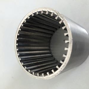 Ranura <span class=keywords><strong>BTO</strong></span> 0.5 mm Pantalla de pozo Pell Pell tubería de acero inoxidable Pantalla de alambre de alambre de cuña Johnson Filtro d - Product Image 1