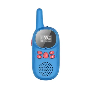 Kinderen Walkie Talkie Twee Manieren Radio Speelgoed Walkie Talkie Voor Kinderen 3 Miles Range 22 Kanalen Ingebouwde Flash Licht