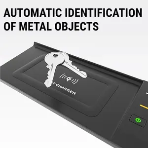 Chargeur de voiture sans fil rapide 15W, chargeur de téléphone avec double port USB/QC3.0 pour Audi Q5L 2018-ON - Product Image 4