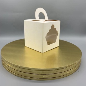 Luxury Cake Board Wedding Party Christmas Cake Drum Round With Logo Custom - Product Image 2