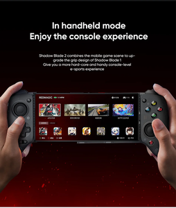 New Redmagic Bóng Lưỡi Gamepad 2 Màu Đen Kết Cấu Mềm Cao Su Grips Loại C Điện Thoại Điều Khiển Cho Màu Đỏ Ma Thuật 9 Pro Gamepad Android - Product Image 4