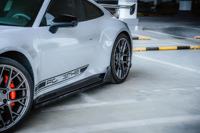 Kit de carrosserie en Fiber de carbone sèche de haute qualité pour Porsche 911 992 Kit de carrosserie de becquet de diffuseur arrière de jupe de lèvre avant de Style Techat