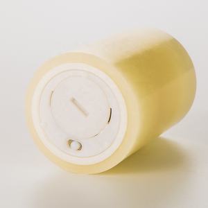 Ensemble de 4 bougies à <span class=keywords><strong>LED</strong></span> à capteur de souffle Matti, simulation de mèche, D5 H7, pilier, ivoire, cire de paraffine plate, fonctionnant sur piles - Product Image 6