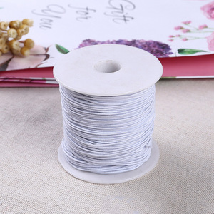 Tự làm 1mm polyester sợi đàn hồi cho đồ trang sức thời trang làm cho nhiều màu sắc cho sự lựa chọn khoảng 100m/spool 1891384 - Product Image 2