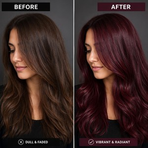 Crème colorante pour cheveux tendance, couleur Bourgogne, permanente, 200 ml, OEM, étiquette privée, nourrissante, vente en gros - Product Image 3