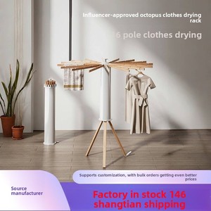 Tendedero de ropa Octopus, de pie, para interiores, sin necesidad de instalación, tendedero plegable para balcón - Product Image 3