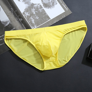 Nuevas Calzoncillas <span class=keywords><strong>para</strong></span> <span class=keywords><strong>Hombre</strong></span>, Tipo Sexy de una Pieza, Ultrafinas, Transparentes, de Seda de Hielo - Product Image 3