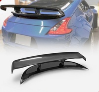 Aileron arrière GT double pont en fibre de carbone haute qualité à pression fixe pour Nissan 370Z Z34