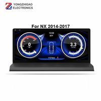 YZG-reproductor multimedia con pantalla de 10,25 "y navegación GPS para Lexus, Unidad Principal Android, 4 + 64GB, para Lexus NX 200t 300 h 300 h F Sport 2014 2015 2017 2016