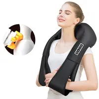 Electric Neck Warmer & Heating Pad With Cervical Massage Belt & Shiatsu  Massage Shawl