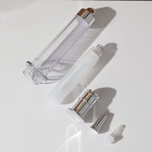 ขวดเข็มฉีดยาสุญญากาศ10มล. ปั๊มเซรั่มเครื่องสำอางพลาสติกเติมได้สำหรับบรรจุภัณฑ์ครีมตาใช้ครีมทาหน้า - Product Image 5