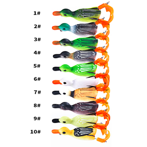 Hengjia 8cm12g señuelo <span class=keywords><strong>de</strong></span> <span class=keywords><strong>pesca</strong></span> al por mayor Tractor giratorio señuelo <span class=keywords><strong>de</strong></span> pato suave 10 colores cebo <span class=keywords><strong>de</strong></span> <span class=keywords><strong>pesca</strong></span> flotante - Product Image 2