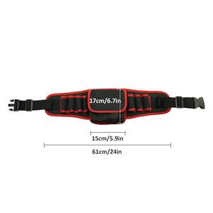 24-Inch Zwarte Zware Elektricien Technicus Gereedschapsriem Verstelbare Taille Timmerman Loodgieter Service Ingenieur Tuinbenodigdheden - Product Image 3