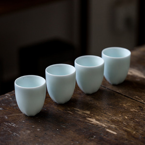 Yingqing Lake Tian Kiln Thin Wall Small Tasting Cup Porcelain Gongfu Tea Cup Rock Tea Aroma Gathering Cup - Product Image 3