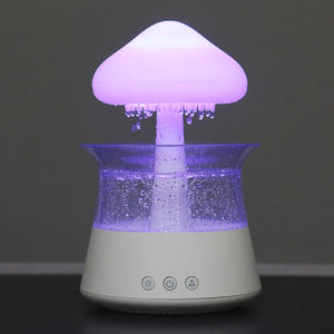 Humidificador de Aire con Luz Nocturna de Hongo Colorido, Humidificador de Nube con <span class=keywords><strong>Cascada</strong></span> de Gotas de Lluvia, Difusor de Aire con Efecto de Agua de Lluvia - Product Image 4