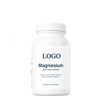 Comprimés de glycinate de magnésium personnalisés Faitury, capsules de glycinate de magnésium, supplément de glycinate de magnésium