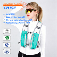 Mochila de Hidratación para Correr de Múltiples Estilos con Reflector de Alta Visibilidad, Logotipo Personalizado, Botella de Agua para Deportes, Ciclismo, Correr