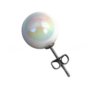 Pendientes de Titanio ASTM F136 con Cierre de Mariposa, Perlas Multiformas, Hipoalergénicos, Libres de Níquel, para el Lóbulo de <span class=keywords><strong>la</strong></span> Oreja, Joyería para Uso Diario - Product Image 5