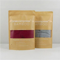 UniOne – Sacs en plastique réutilisables personnalisés avec logo pour sous-vêtements, pochettes à fermeture éclair verticales pour vêtements avec fenêtre transparente