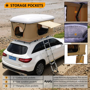 Carpa de Techo Rígida de Fibra de Vidrio Impermeable para Acampar, Proveedor Chino - Product Image 6