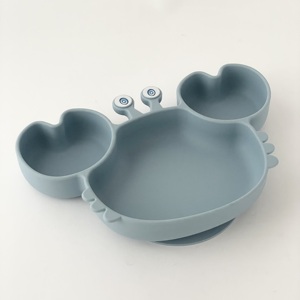 Plato de Silicona de Grado Alimenticio con Divisiones y Succión para Bebés y Niños Pequeños - Product Image 1