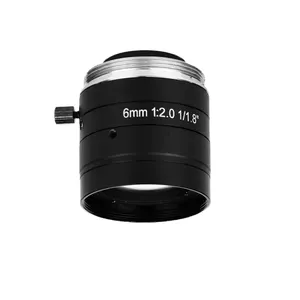 objetivo Canon 50 Suppliers-Lente Extra gran angular de 5MP, 4, 6, 8, 12, 16, 25, 35, 50, 75mm, F2.0, 1/1, 8 ", enfoque fijo, c-mount, FA