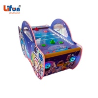 Mesa de Hockey de Aire Infantil LIFUN Interstellar Baby Star para 2 Jugadores, Operada con Monedas, Juego de Arcade para Niños con Dispensador de Boletos para Centros Comerciales