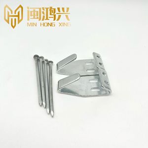 Min Hong Xing <b>Painting</b> <b>Frame</b> Metal Hooks With Nails Horizontal Hanging Hardware Kit Zinc White Rectangle - Product Image 4