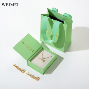 Wholesale OEM Custom Logo <b>Book</b> Shape Cardboard Jewelry Packaging <b>Box</b> for Ring Earring Necklace Bracelet - Product Image 3