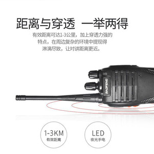 Radio analogique portable Baofeng BF-999S, portée 0-5 km, appareil de communication extérieur - Product Image 5