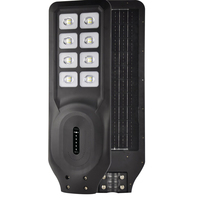 Lampadaire Solaire Intégré IP65 ABS avec Détecteur de Mouvement Crépuscule-Aube pour Routes Rurales, Cours, Allées, Faible MOQ, Logo Personnalisé