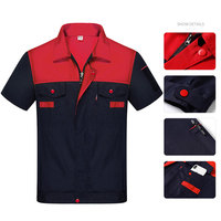 Combinaison de construction personnalisée Salopette Vêtements de réparation automobile Vêtement de travail de printemps direct d'usine Veste et pantalon uniforme de travail
