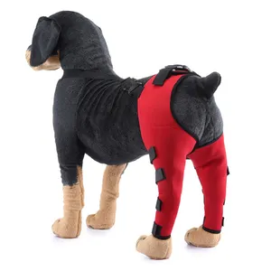 膝盖压缩套宠物髌骨狗支架吉娃娃犬十字形支架宠物Acl支撑狗臀部和膝盖支架
