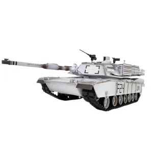 COOLBANK 1/16 American M1A2 Abrams Battle Remote Control Tank 2.4Ghz Shooting BB Smoke Sound Radio RC Military Tank Model