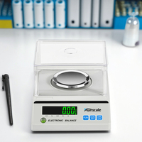 Balance électronique de précision pour bijoux, à équilibrage hydrostatique, modes de calibrage multiples, affichage LED, prise en charge ODM rapide