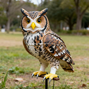 โมเดลนกฮูกอนิมาทรอนิกส์จำลองนกเหมือนจริงตามสั่งสำหรับใช้ในร่ม/กลางแจ้งในสวนห้างสรรพสินค้านิทรรศการทางการศึกษา - Product Image 2