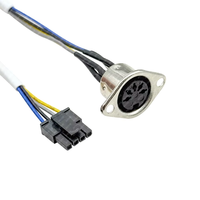Connecteurs de châssis mâles MX à montage sur panneau métallique DIN 3, 4, 5, 6, 8 broches personnalisés en usine vers câbles Micro-Fit