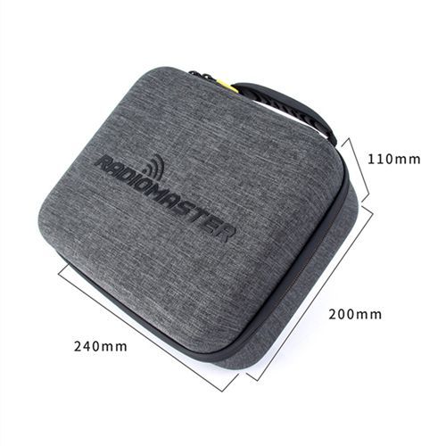 Radiomaster Universal Portable Storage Bag TX16S Remote Control Transmitter Case 24cm X 20cm X 11cm for Airplane Model
