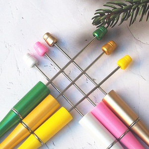 Bolígrafos de Plástico con Cuentas, Recuerdos de Boda, Regalos de Fiesta de Cumpleaños, Material Escolar para Estudiantes, Bolígrafos para Escribir - Product Image 4