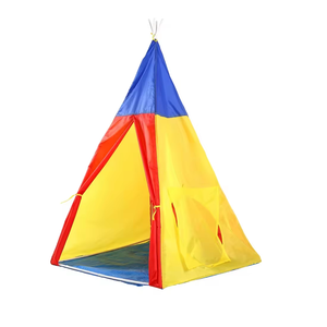 Tienda de Campaña Infantil Unisex con Forma de Castillo y Túnel, Juguete Deportivo Suave de <span class=keywords><strong>Tela</strong></span> de Poliéster para Exteriores, Casa de Juegos para <span class=keywords><strong>Niños</strong></span> - Product Image 2