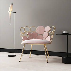 Estilo nórdico muebles para el hogar Base de oro moderna silla de Metal silla <span class=keywords><strong>pies</strong></span> princesa silla sofá pierna resto sofá - Product Image 5