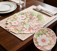 Vente en gros de sets de table en PVC TUOTU écologiques, durables, résistants à l'huile, résistants à la chaleur, imperméables, antidérapants, personnalisés