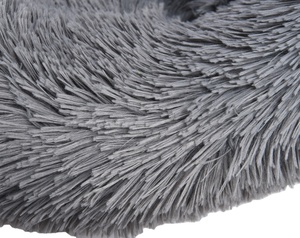 Anti-Anxiety Solid Fashion Modern Classic Long Faux Fur Super Soft Breathable Comfortable <b>Dog</b> Bed Luxury Washable Pet Cushion - Product Image 2