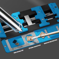 Mijing K23 Pro soporte de PCB de doble eje accesorio de soldadura para iPhone para teléfonos móviles Samsung CPU IC Chip placa base pegamento