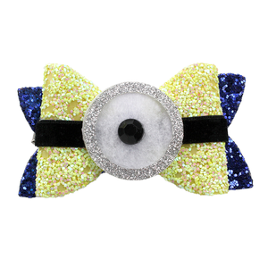 Horquillas para el Cabello de Niñas Estilo Europeo-Americano, Lazos para el Cabello con Ojos Grandes Amarillos y Azules, Lindos para Fiestas Infantiles - Product Image 2