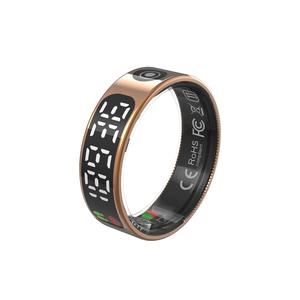 عبر الحدود حلقة ذكية جديدة R9 سبيكة عرض تعمل باللمس معدل ضربات القلب الدم الأكسجين ممارسة النوم تعقب IOS التطبيق التحكم الذكي - Product Image 5