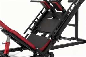 Leg Press Hack Squat Combo 45 °   Alat Latihan Otot Bokong dan Paha Vertikal + Tekan Kaki Vertikal Satu Mesin Menargetkan Seluruh Bagian Tubuh Bagian Bawah untuk Penggunaan di Rumah - Product Image 5