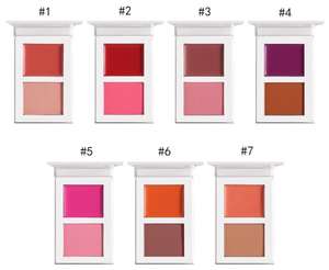 All'ingrosso nuovo arrivo doppio colore Blush vegano a prova di acqua ad alta pigmentata crema e polvere 2 In 1 tavolozza di Blush - Product Image 2