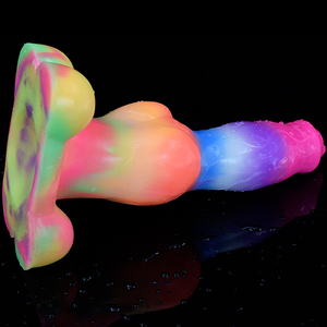 FAAK - Dildo Monstruo Luminoso de 9 Pulgadas YOCY-284, Brilla en la Oscuridad, para Mujeres, con Ventosa, Suave y Luminiscente - Product Image 5