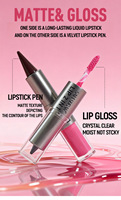 Gloss à lèvres hydratant et non collant effet verre OEM Bily Bear, teinte chatoyante et éclatante, lisse, hydratante, longue tenue, waterproof